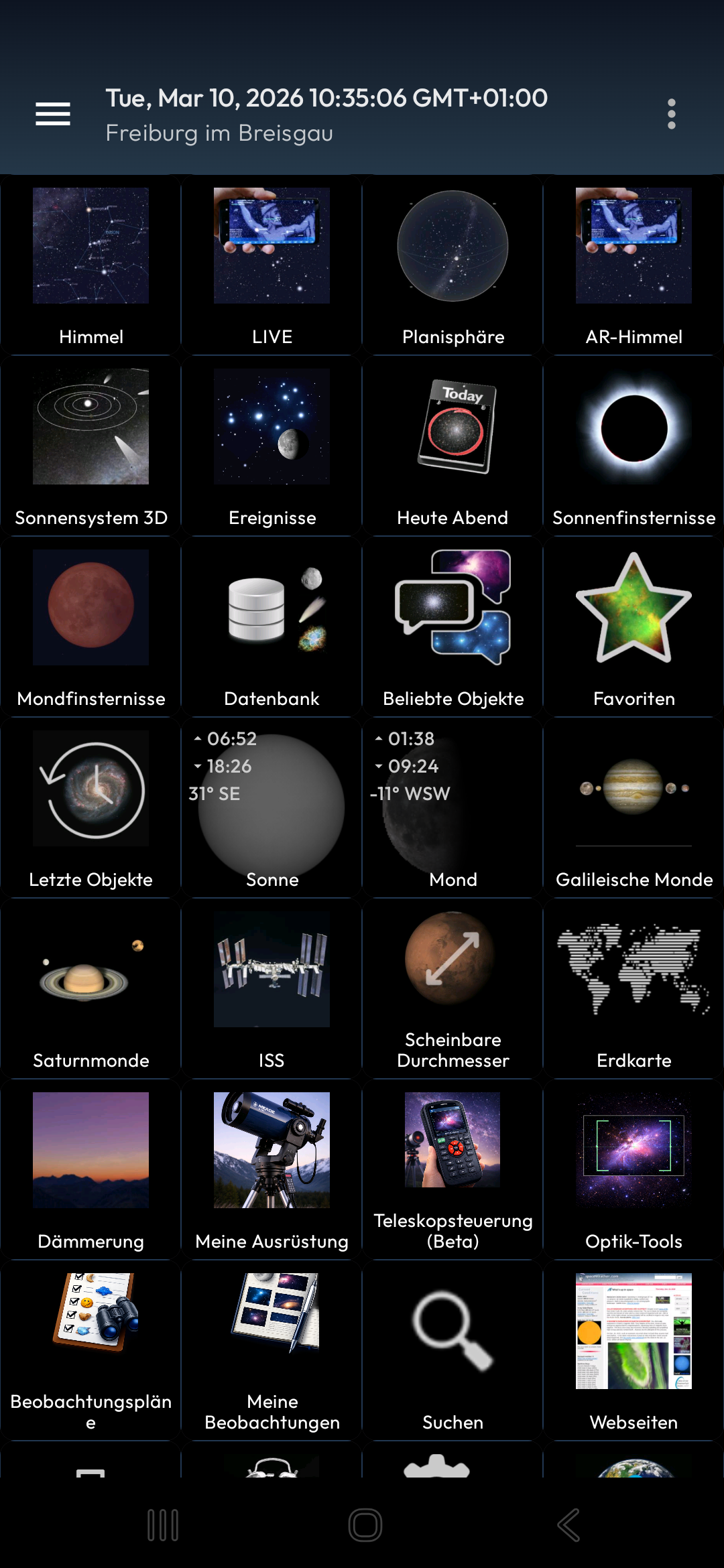 Mobile Observatory Dashboard