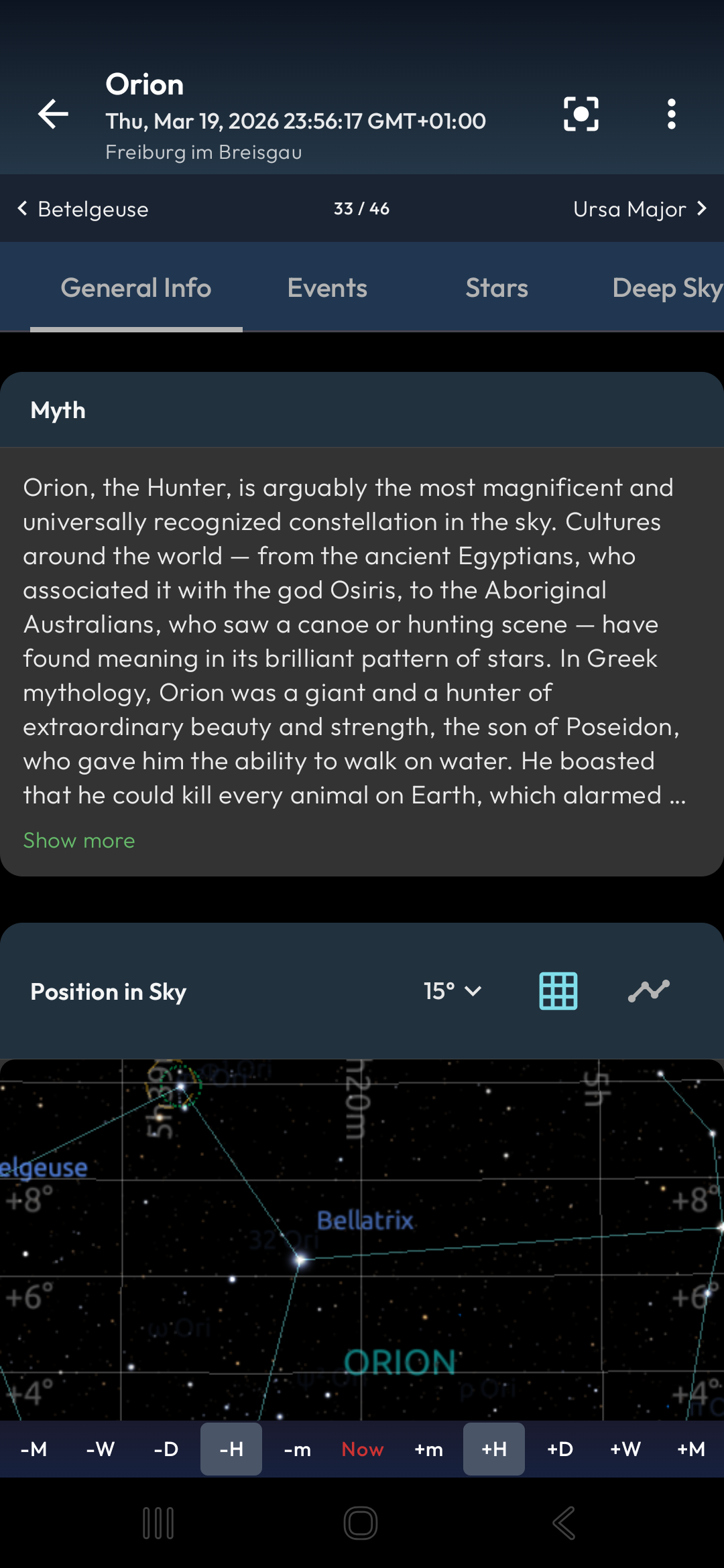 Constellation Myth Card