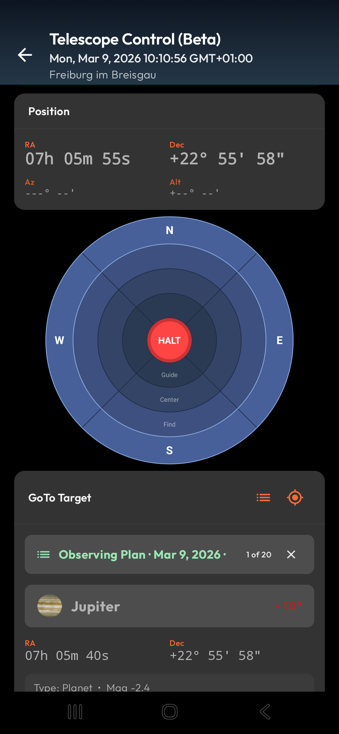 Telescope Control via INDI